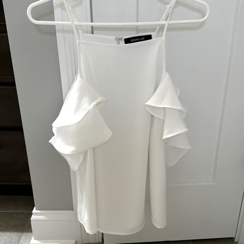 Vici white off shoulder top